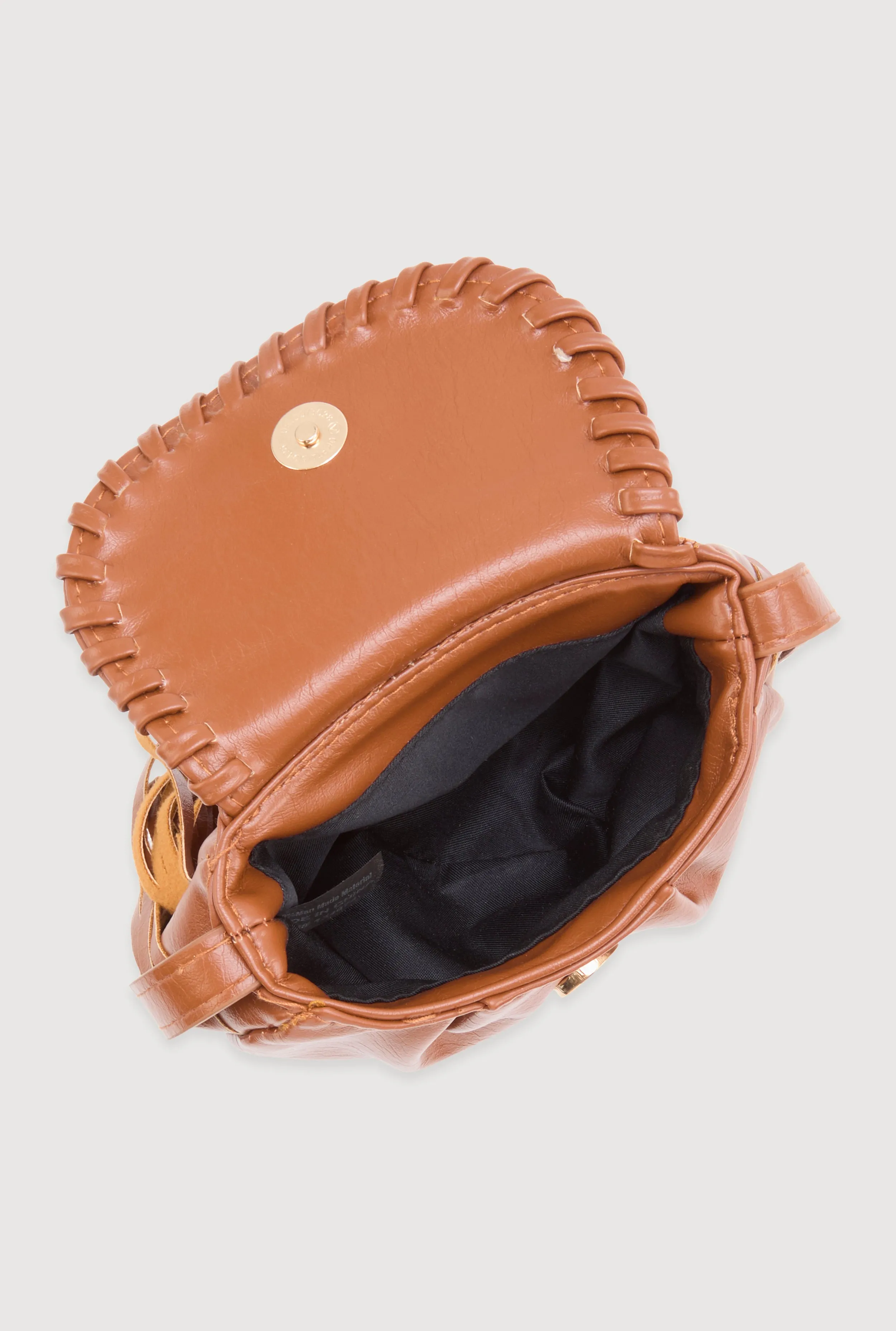 Decorative Stitch Flap Fringe Crossbody Bag sold by Rainbow product image thumbnail 5