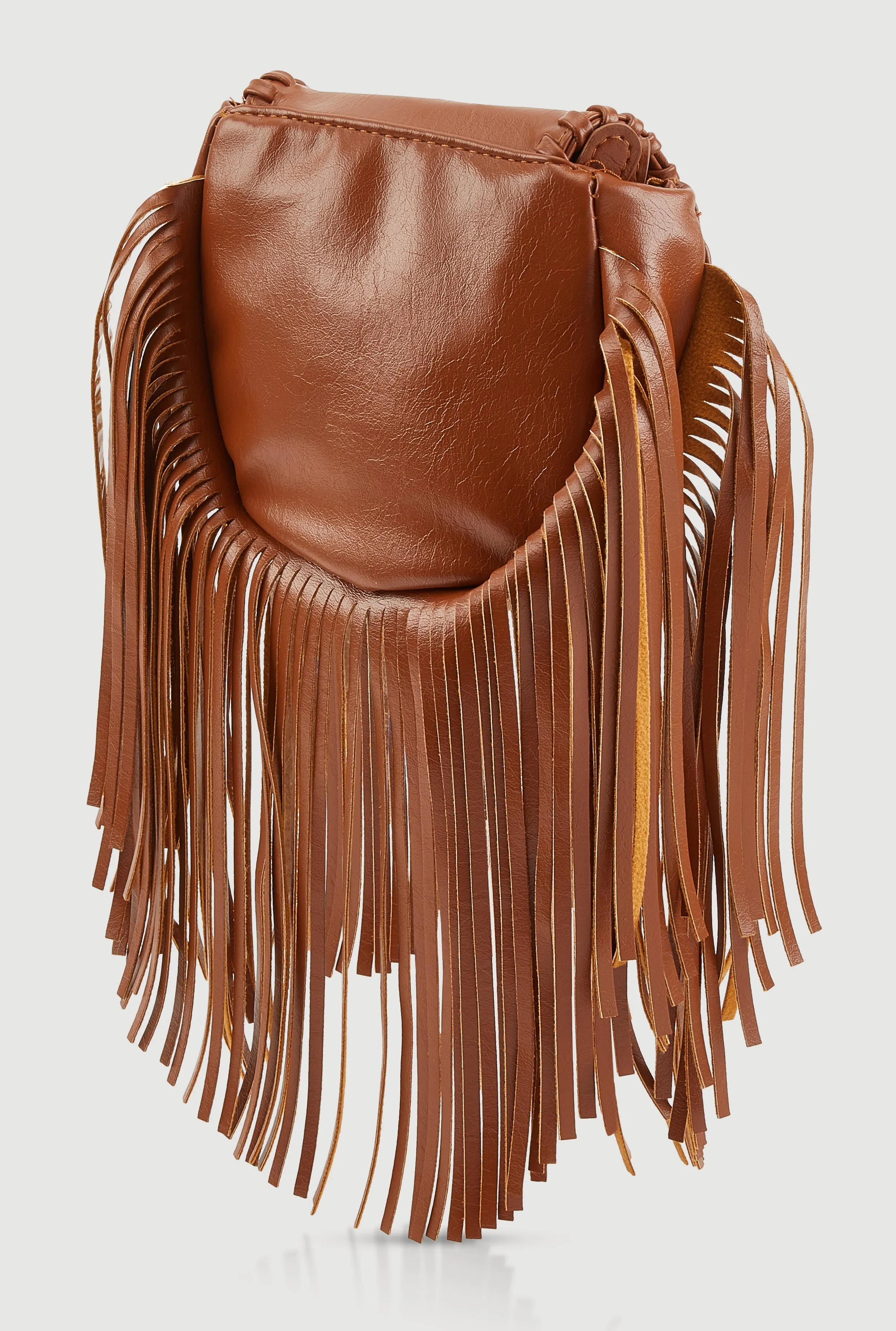 Decorative Stitch Flap Fringe Crossbody Bag sold by Rainbow product image thumbnail 3