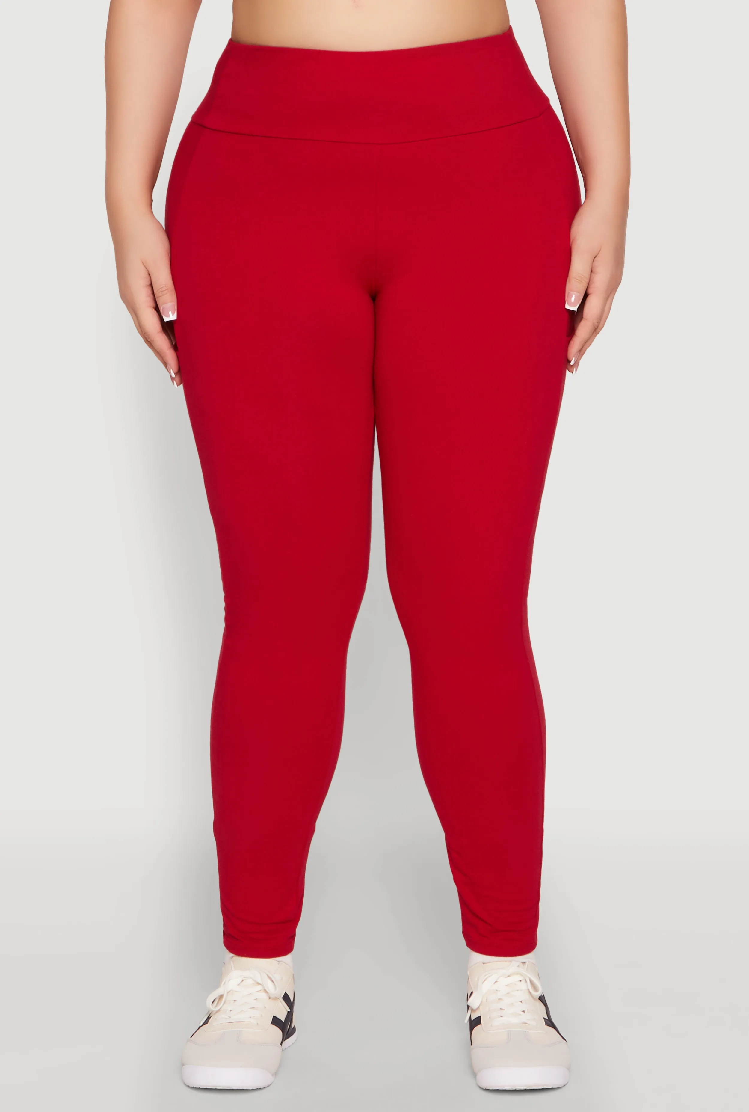 Plus Size Side Pocket High Waisted Leggings sold by Rainbow product image thumbnail 5