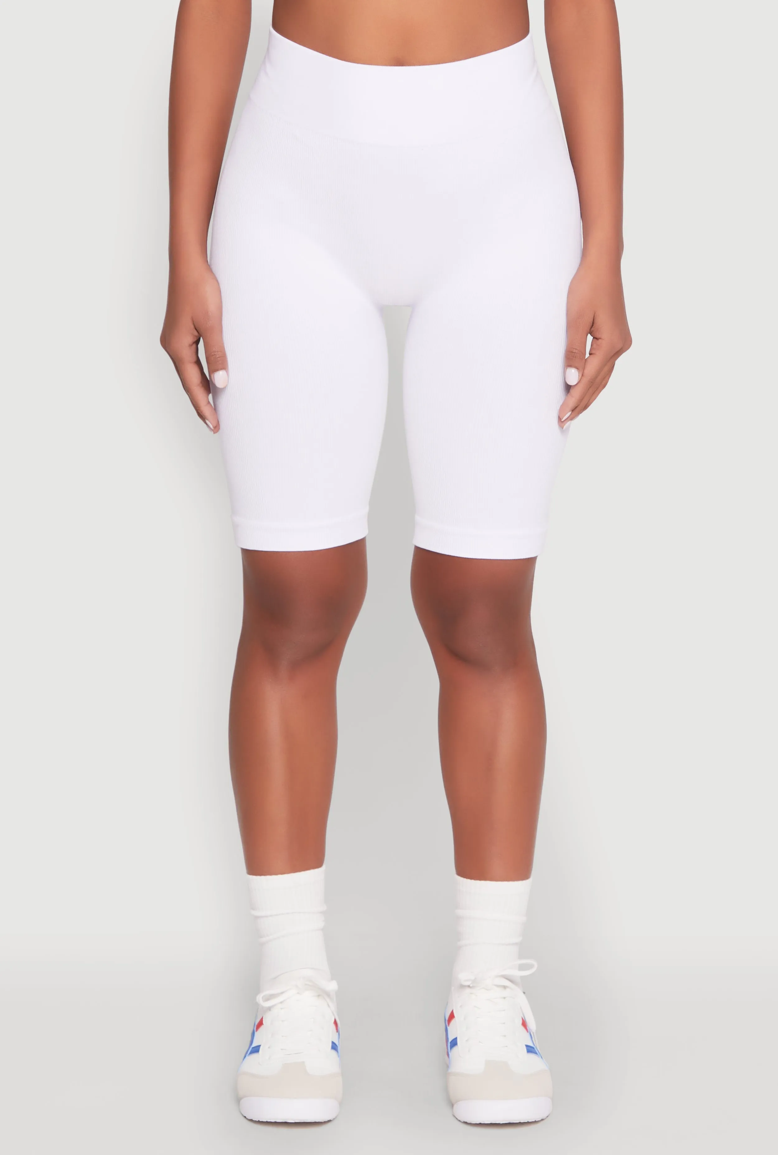 Seamless High Waisted Bike Shorts sold by Rainbow product image thumbnail 3
