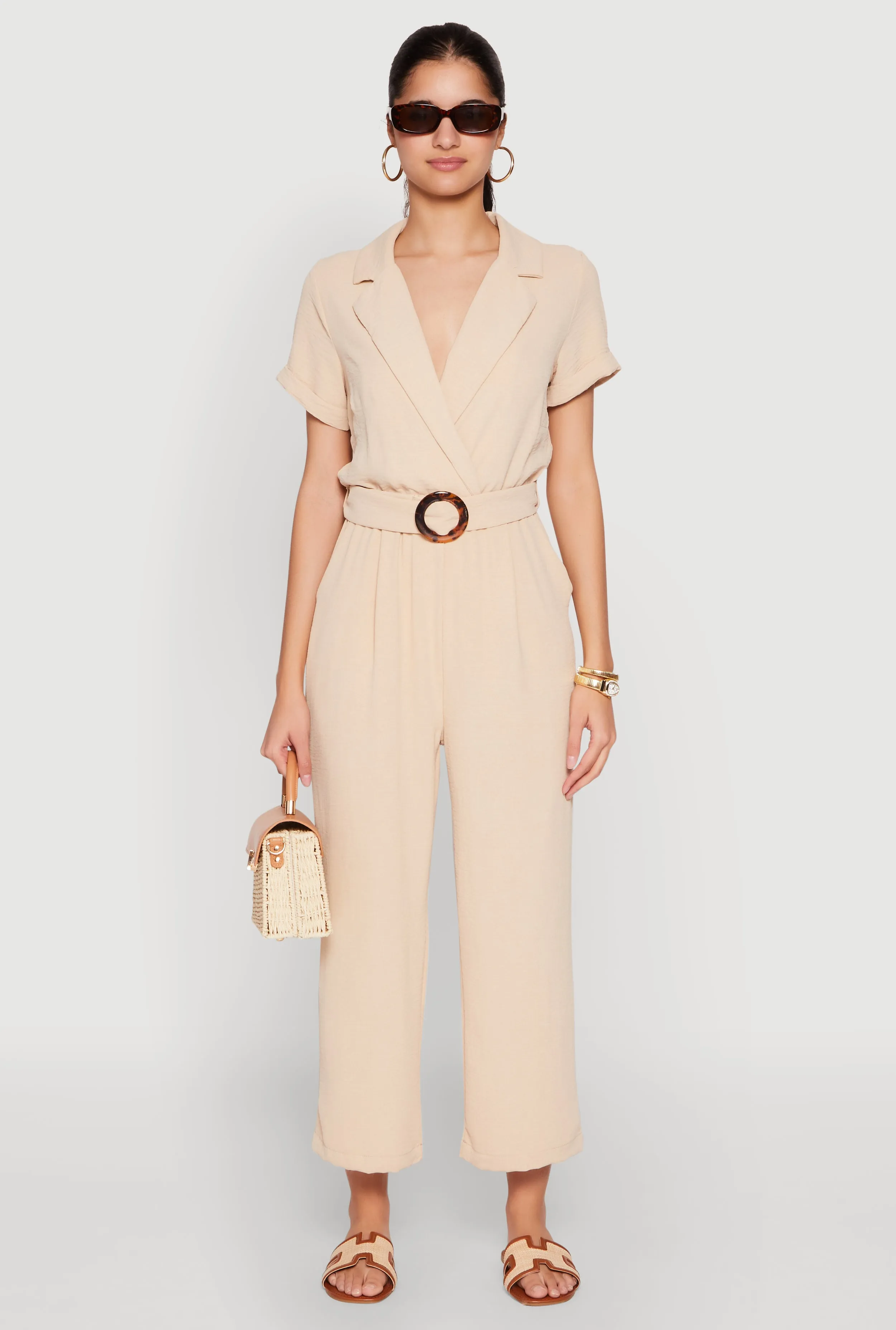 O Ring Belted Jumpsuit sold by Rainbow product image thumbnail 2