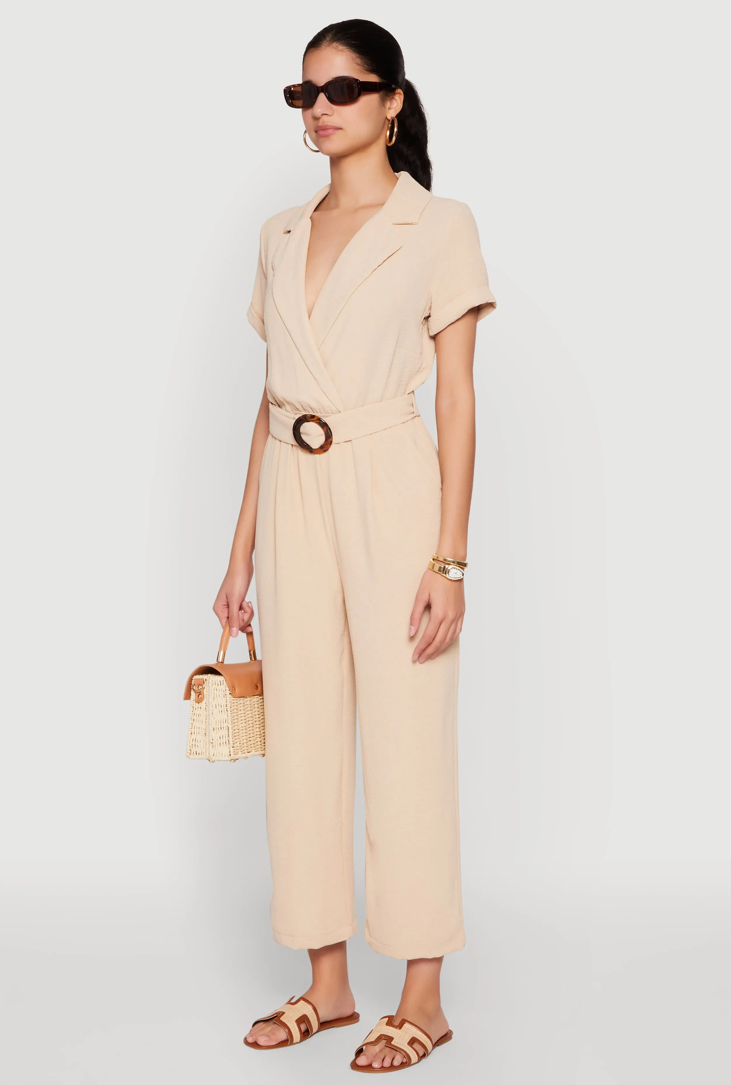 O Ring Belted Jumpsuit sold by Rainbow product image thumbnail 3