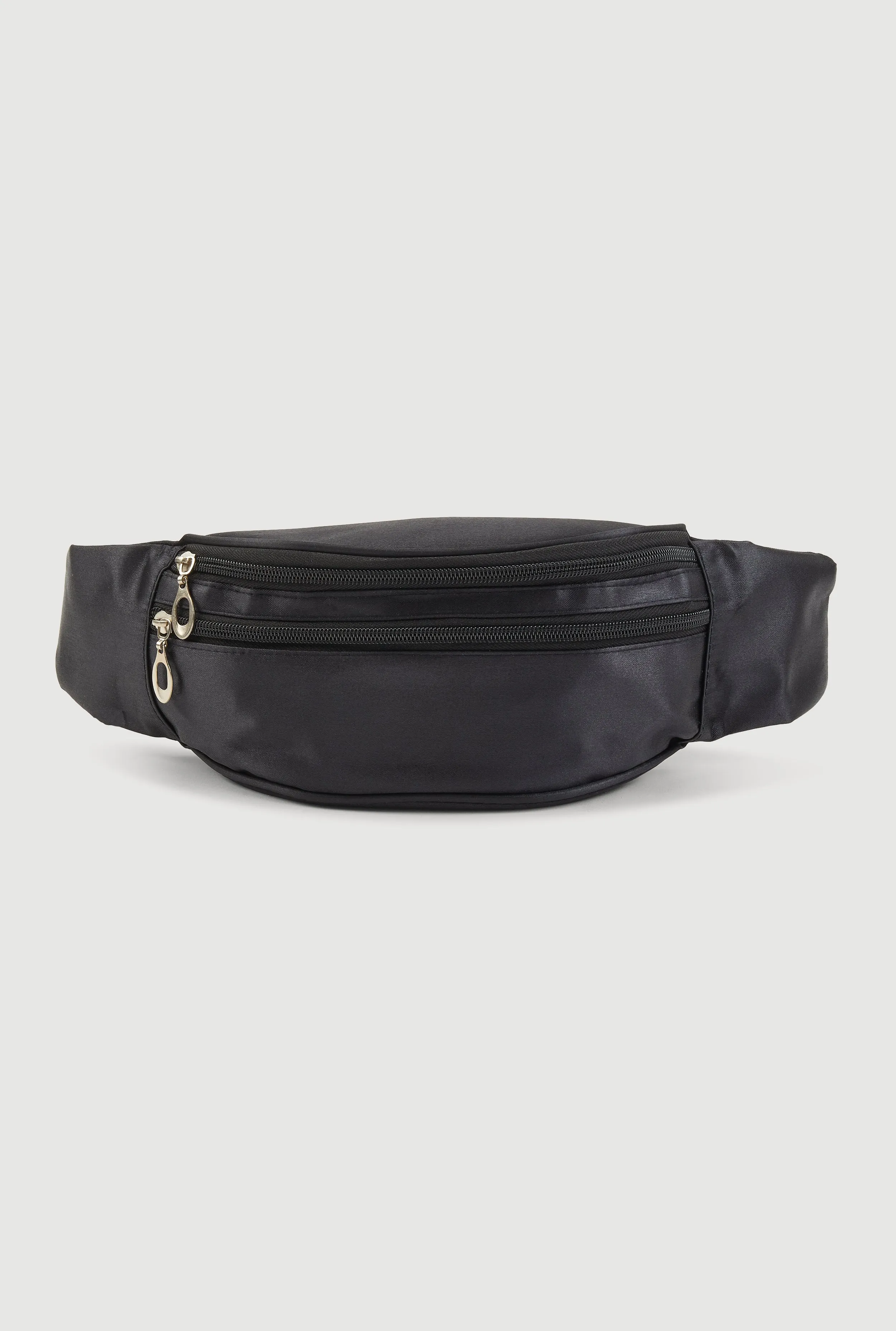 Satin Double Zip Fanny Pack sold by Rainbow