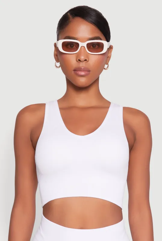 Seamless Cropped Tank Top sold by Rainbow