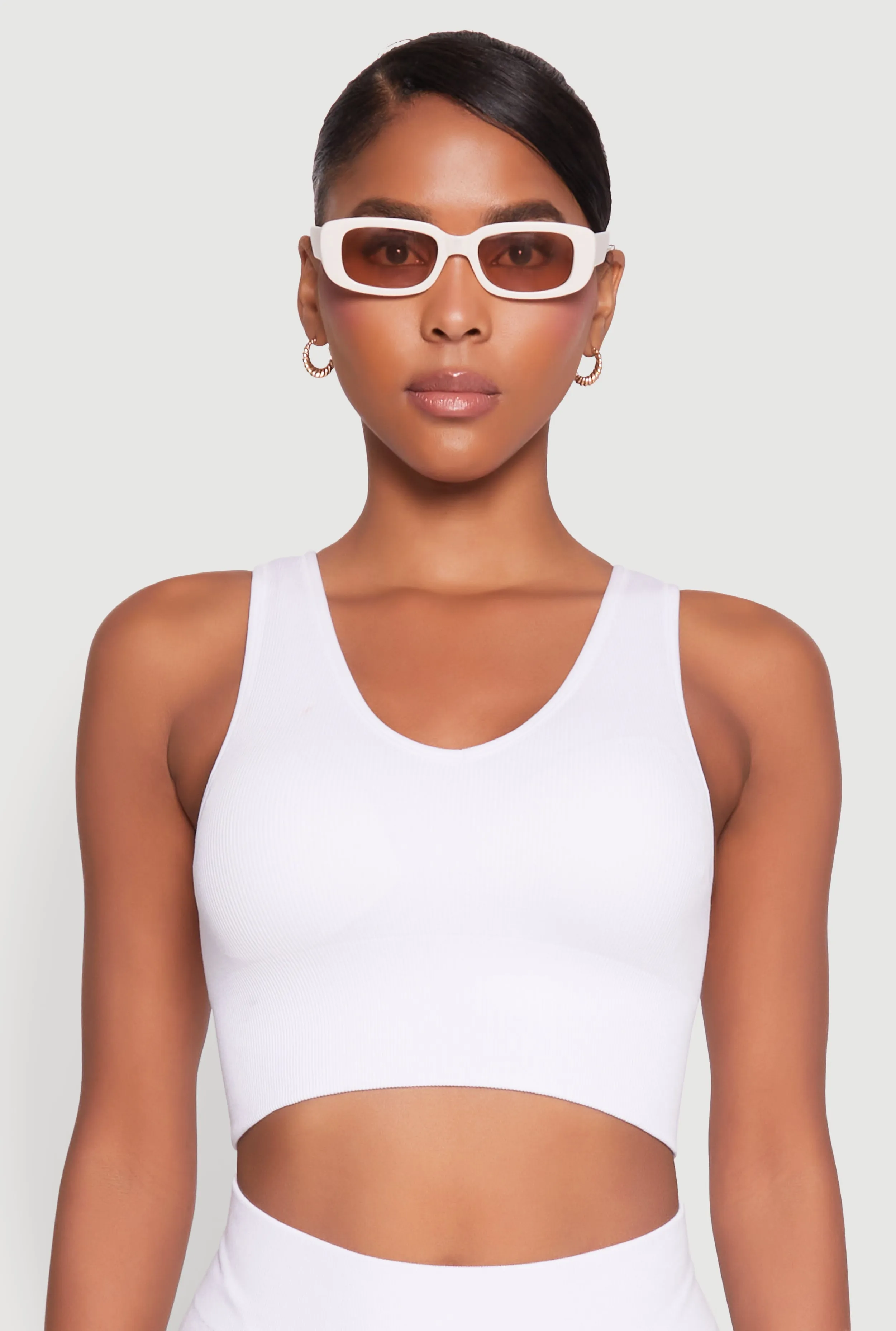 Seamless Cropped Tank Top sold by Rainbow