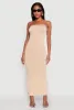 Slit Back Maxi Tube Dress sold by Rainbow