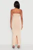 Slit Back Maxi Tube Dress sold by Rainbow