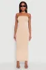 Slit Back Maxi Tube Dress sold by Rainbow