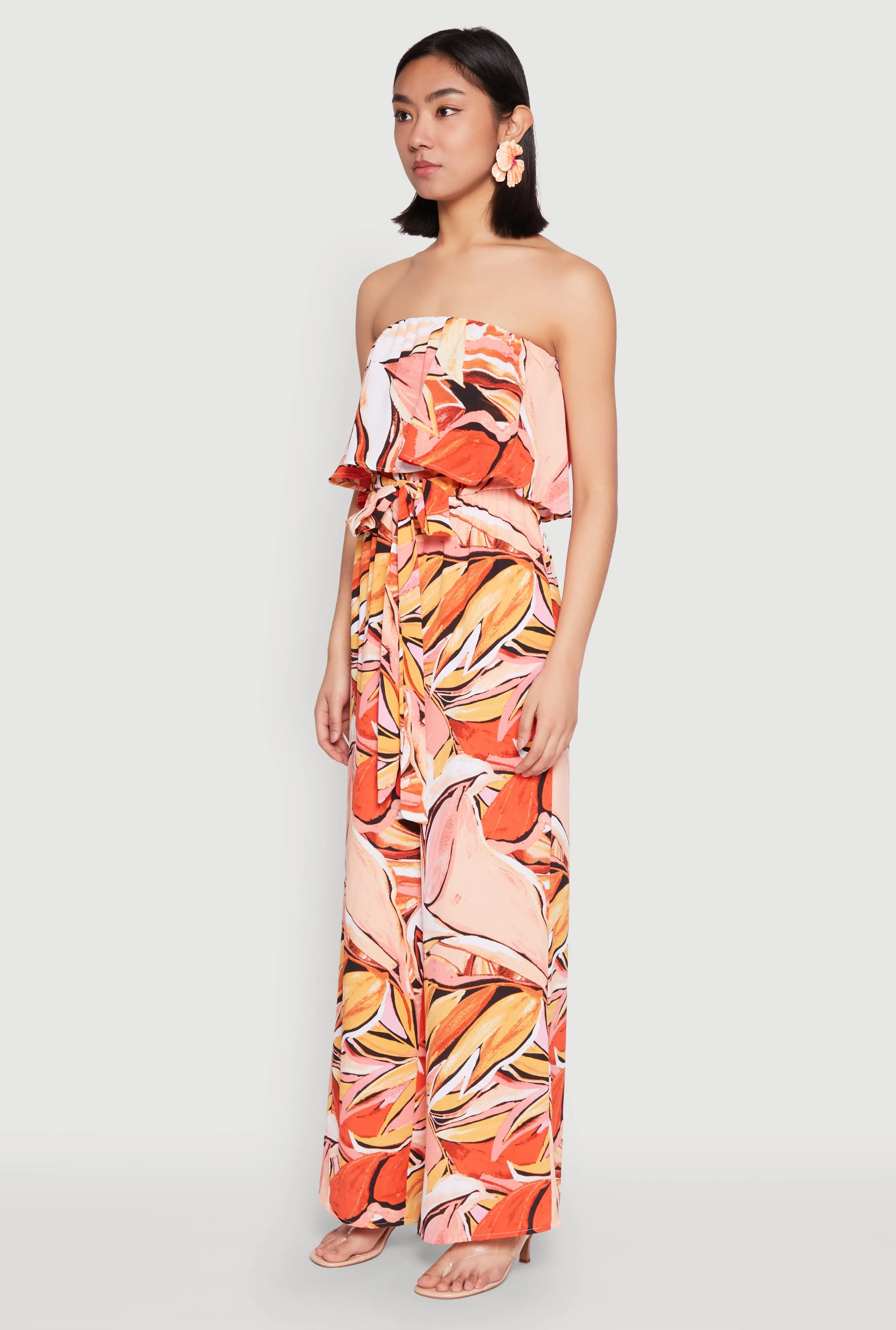 Printed Strapless Jumpsuit sold by Rainbow product image thumbnail 3