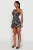 Floral Print Ruffle Tiered Romper sold by Rainbow