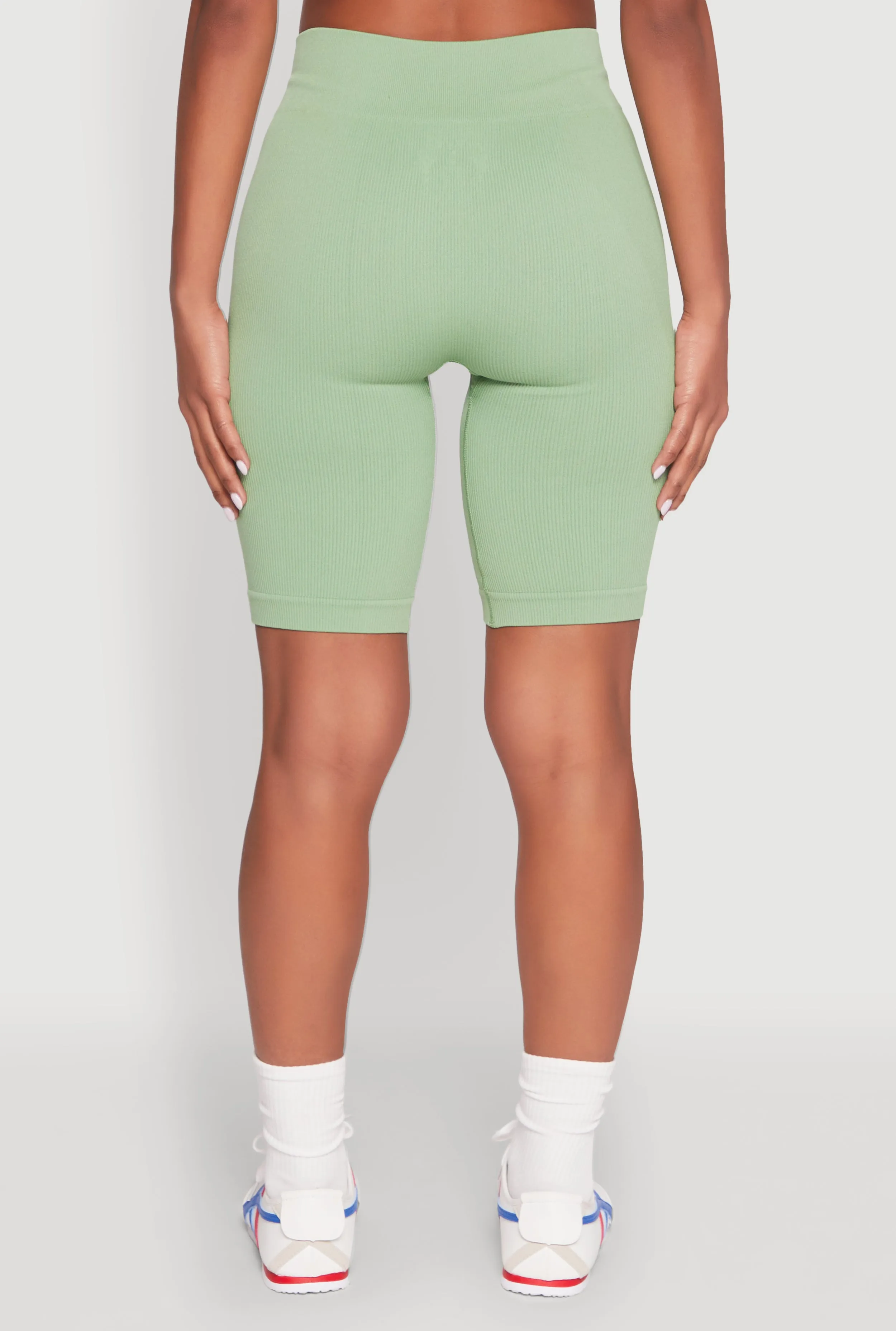 Seamless High Waisted Bike Shorts sold by Rainbow product image thumbnail 5