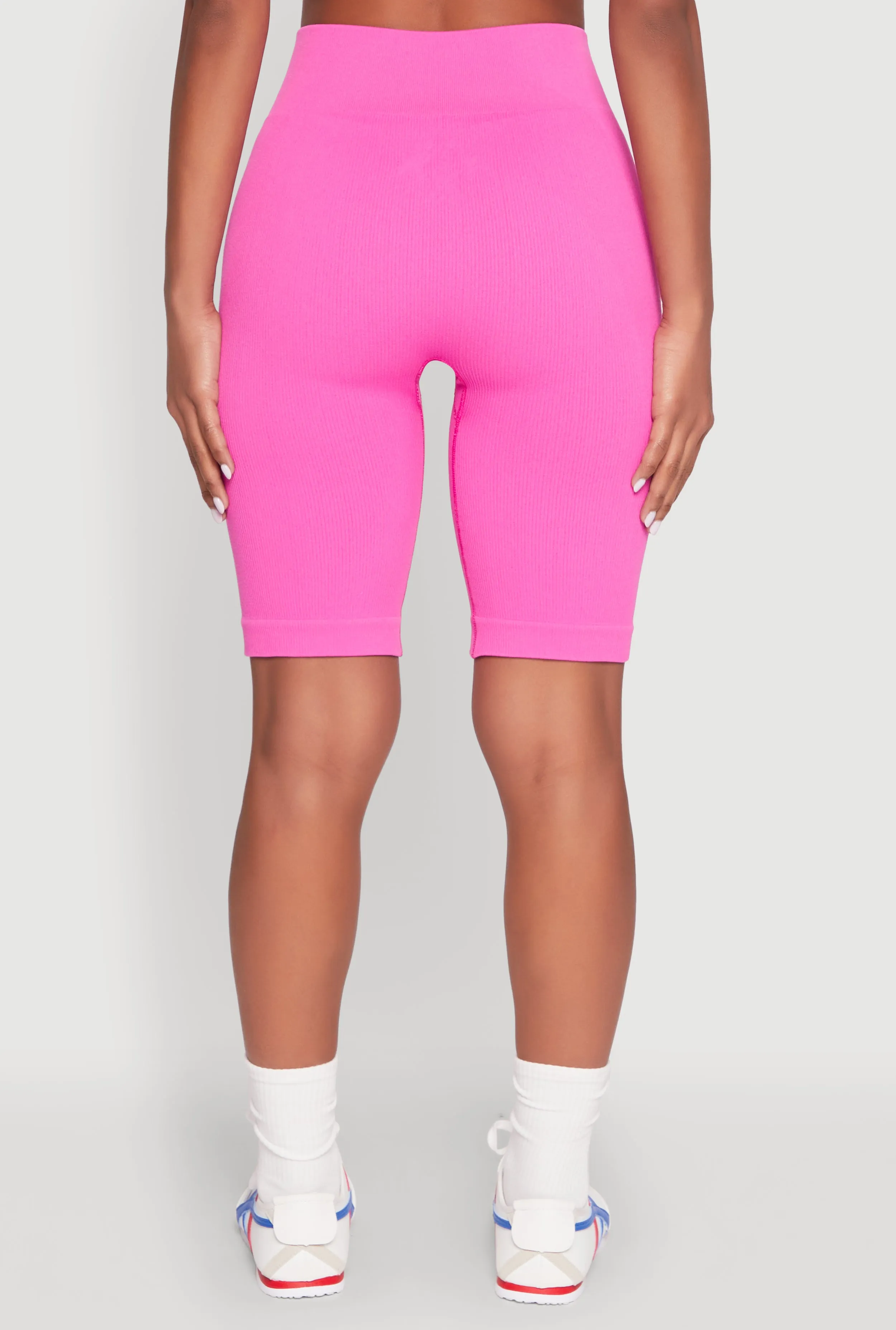 Seamless High Waisted Bike Shorts sold by Rainbow product image thumbnail 5