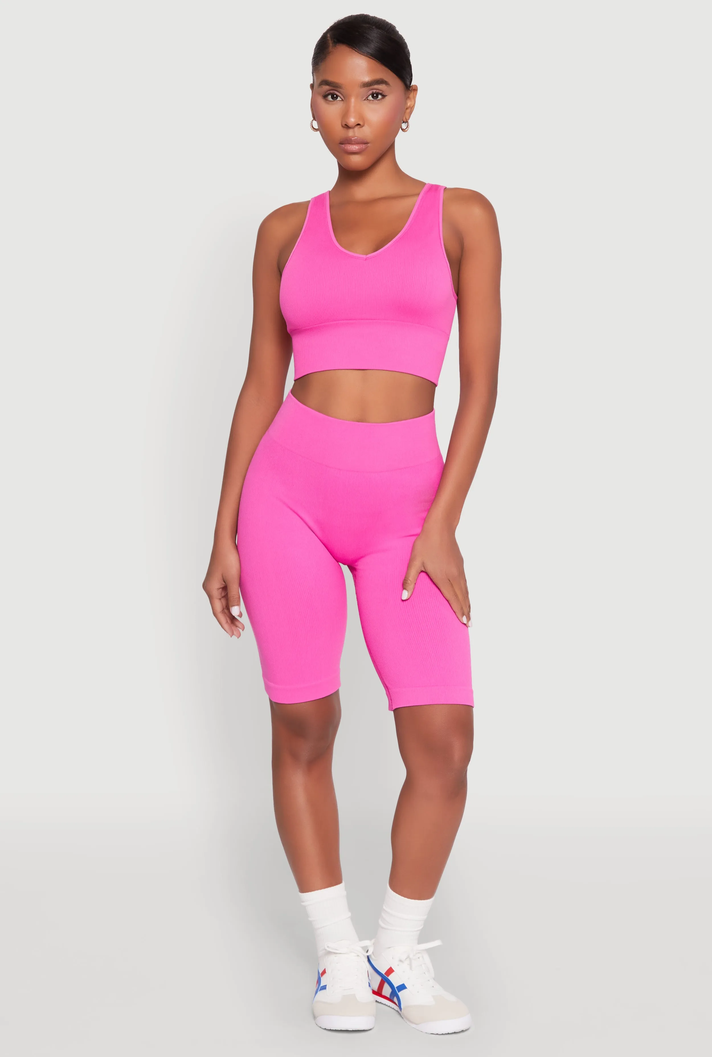 Seamless High Waisted Bike Shorts sold by Rainbow