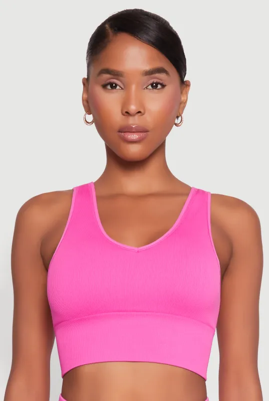 Seamless Cropped Tank Top sold by Rainbow
