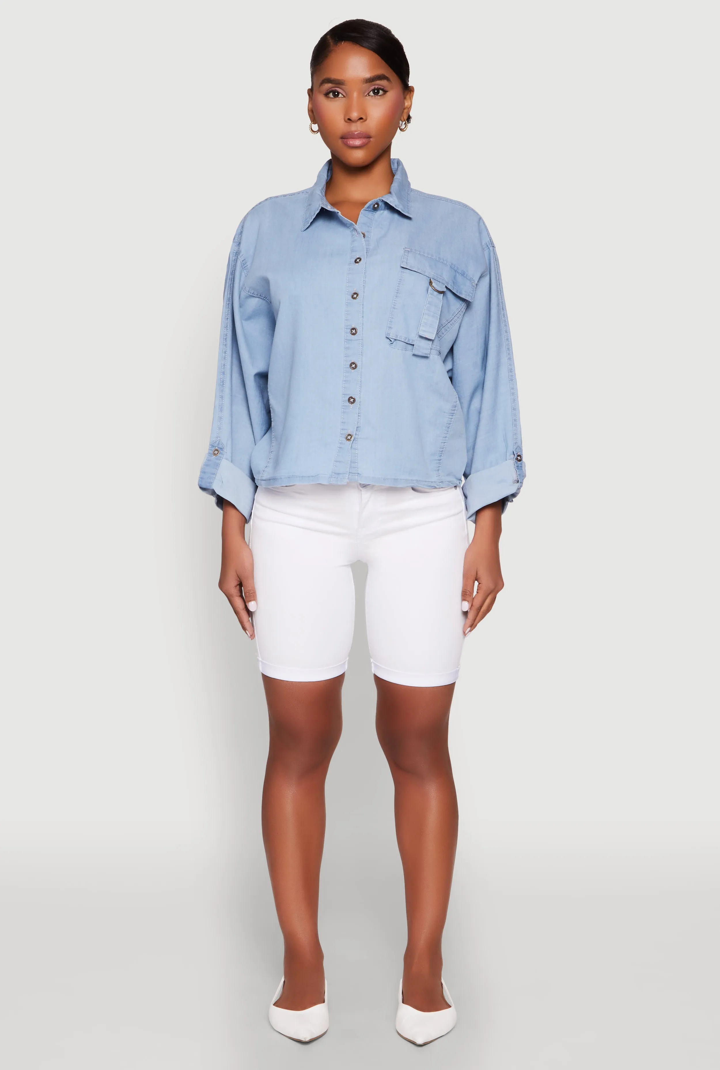 Chambray Pocket Shirt sold by Rainbow