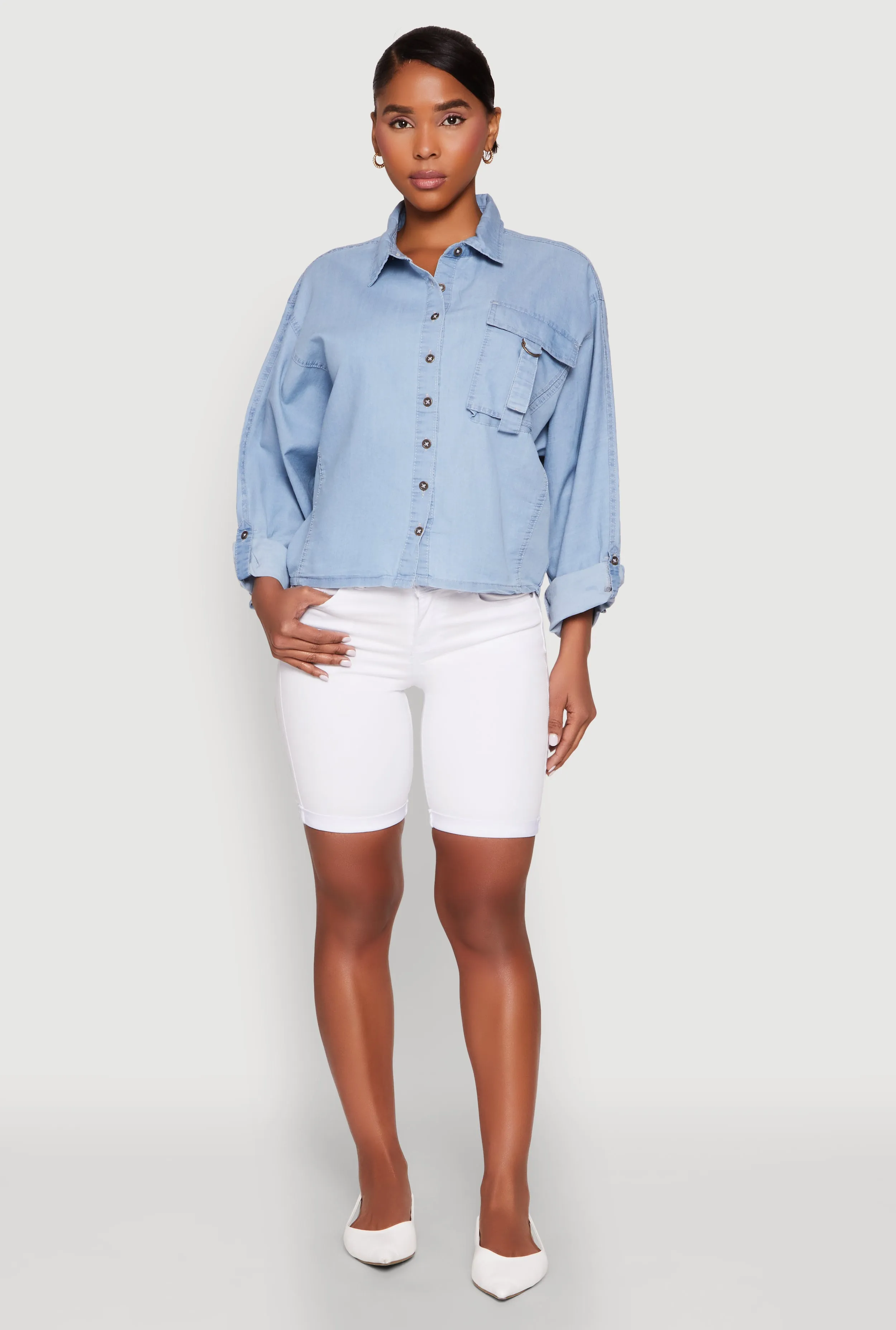 Chambray Pocket Shirt sold by Rainbow product image thumbnail 3