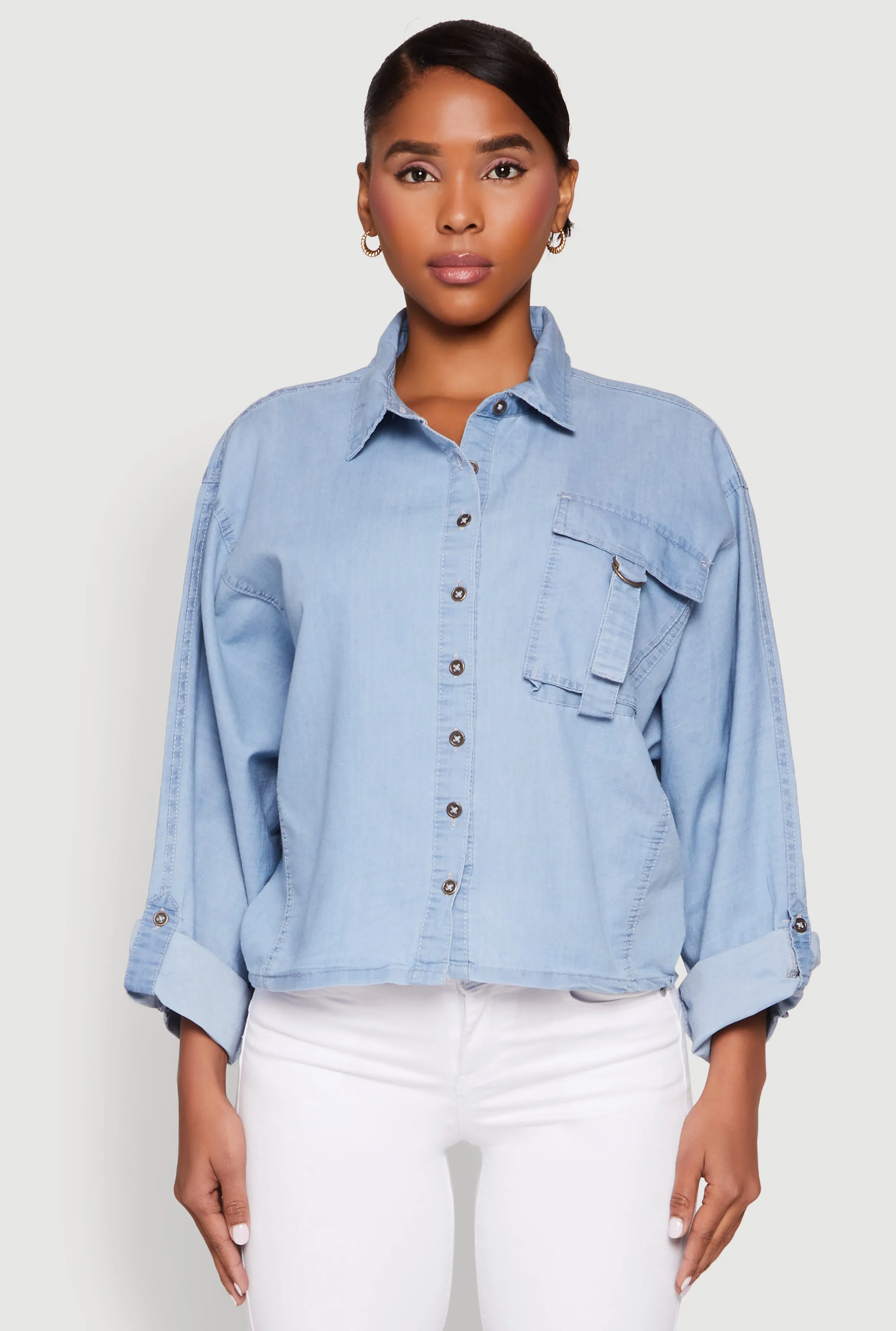 Chambray Pocket Shirt sold by Rainbow product image thumbnail 2