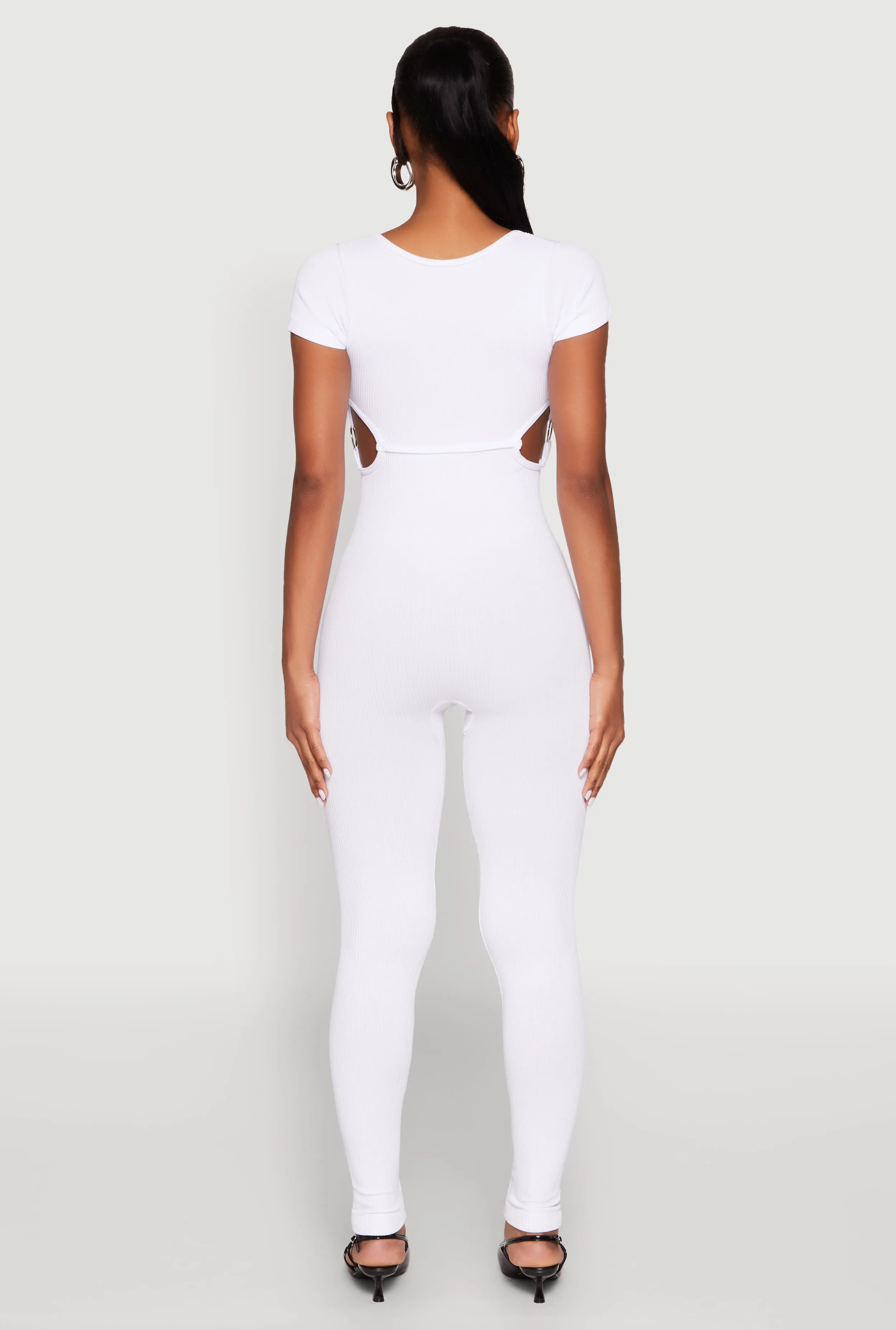 O Ring Side Cut Out Catsuit sold by Rainbow product image thumbnail 5