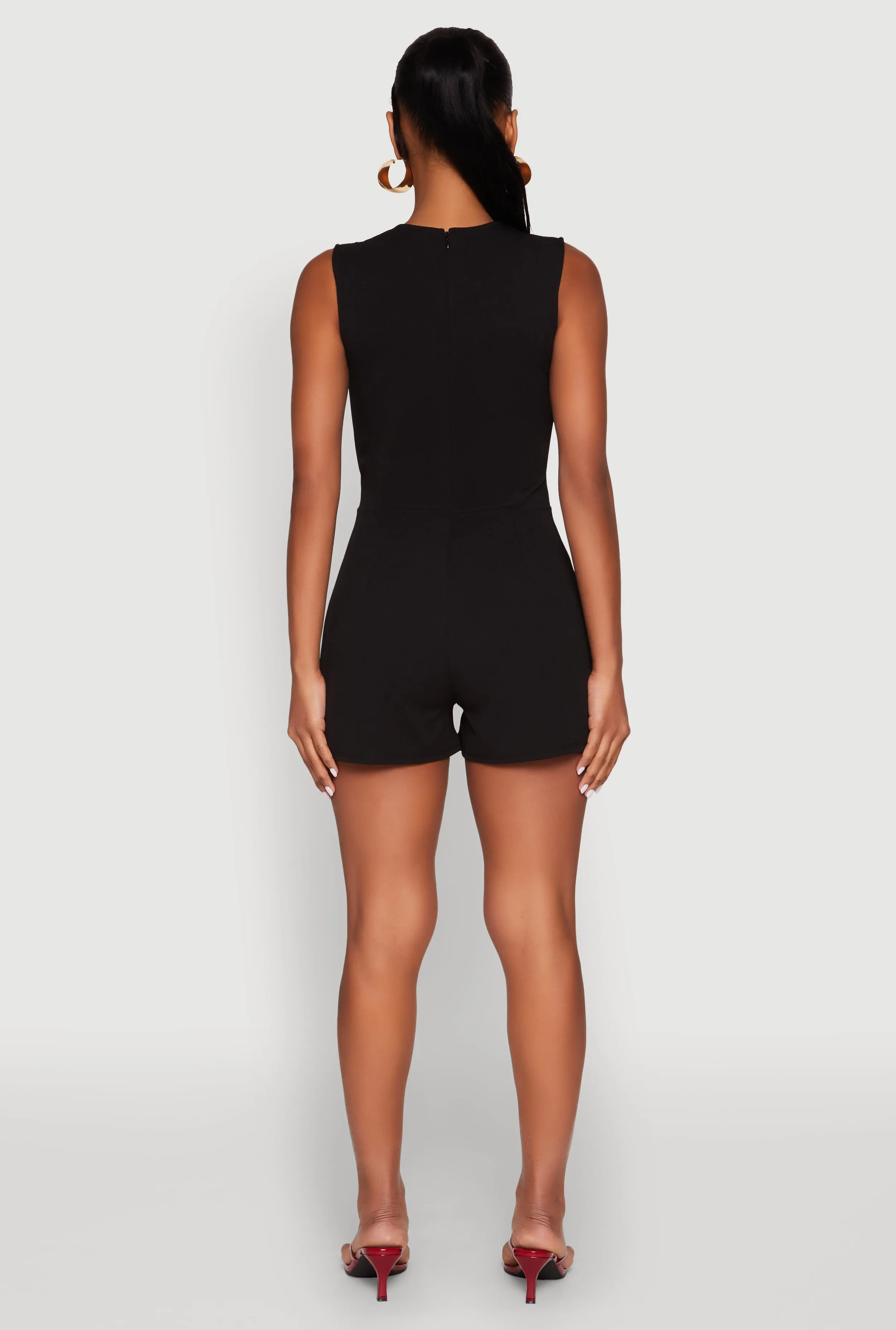 Chain Link Detail Romper sold by Rainbow product image thumbnail 5