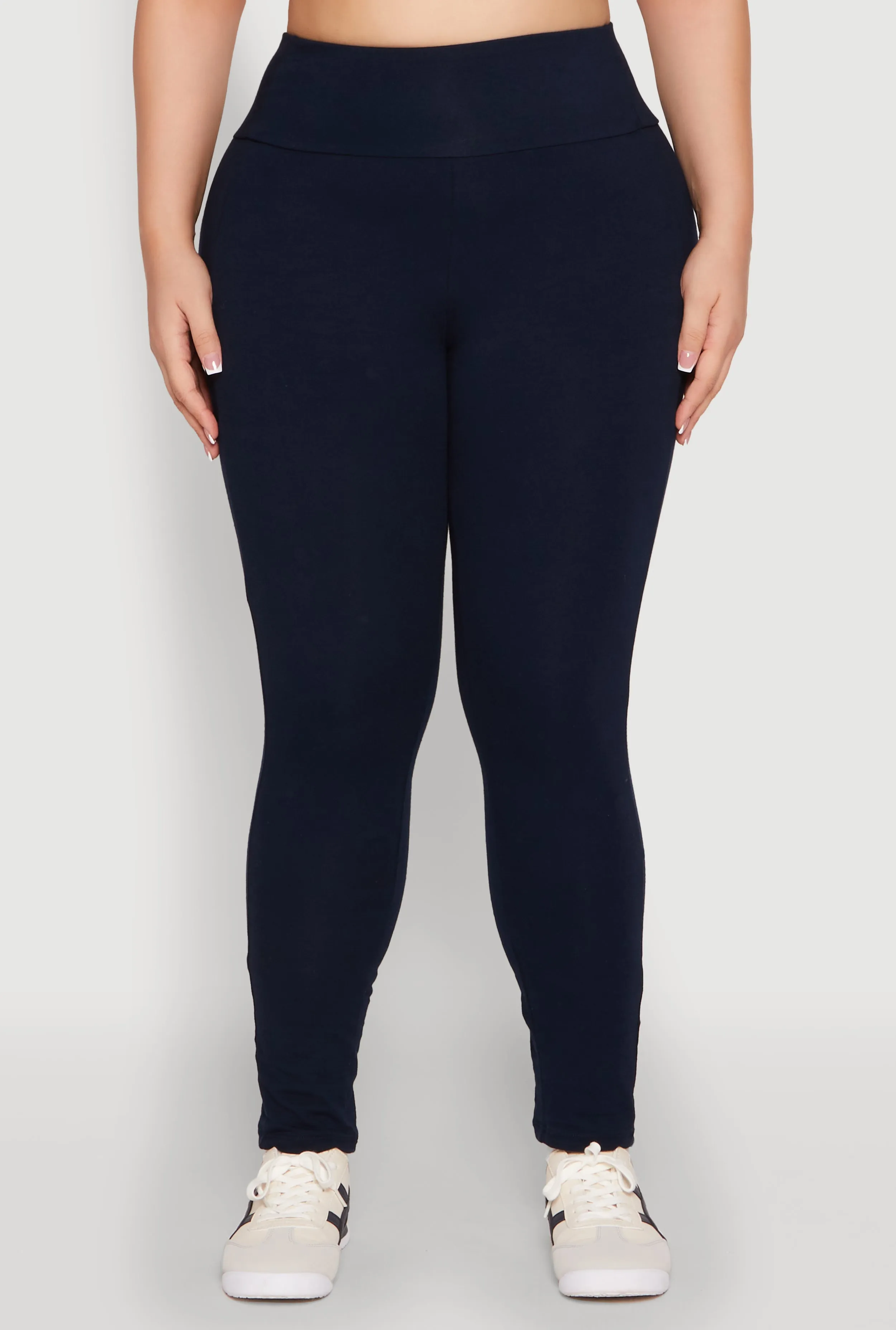 Plus Size Side Pocket High Waisted Leggings sold by Rainbow product image thumbnail 5