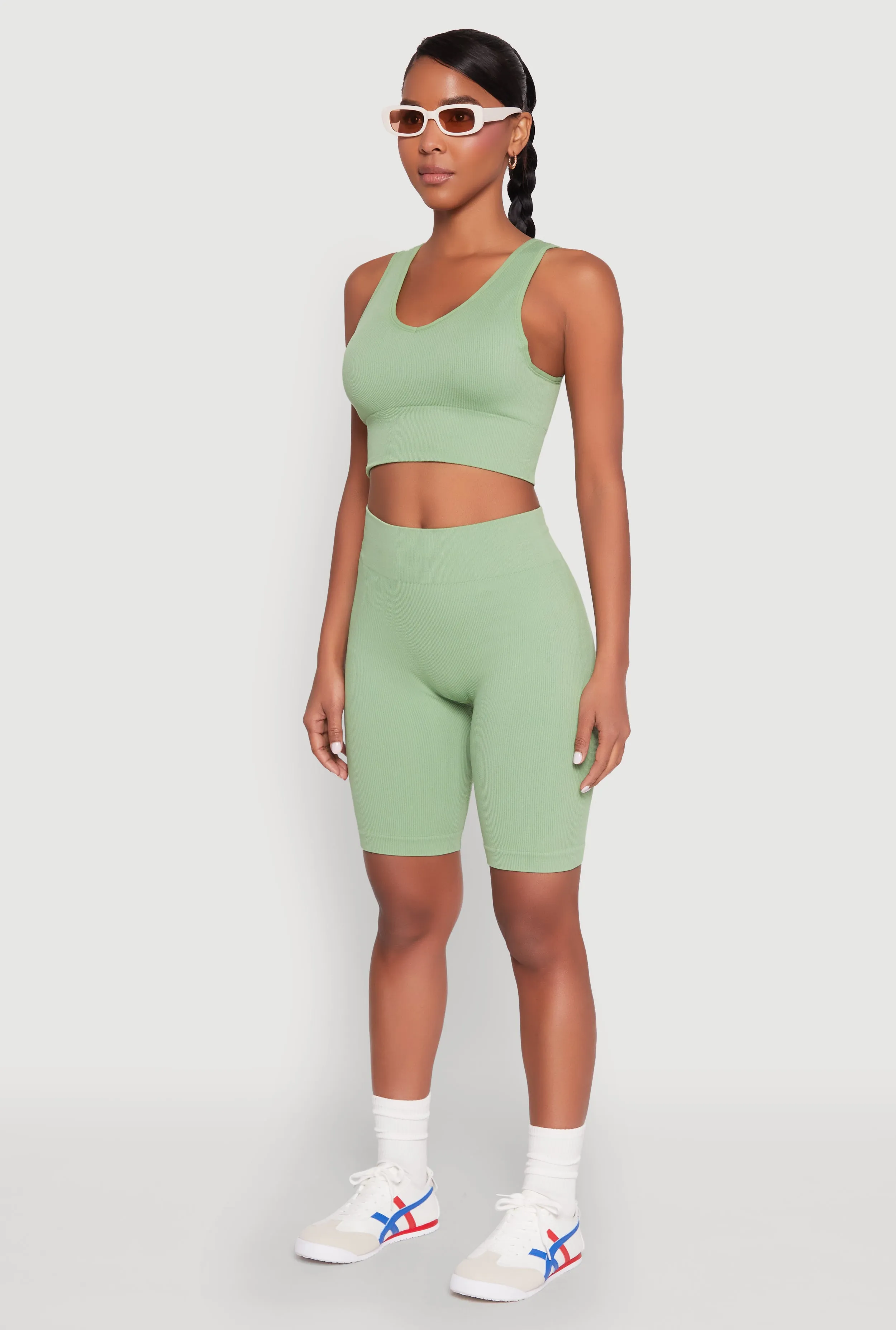Seamless Cropped Tank Top sold by Rainbow product image thumbnail 5