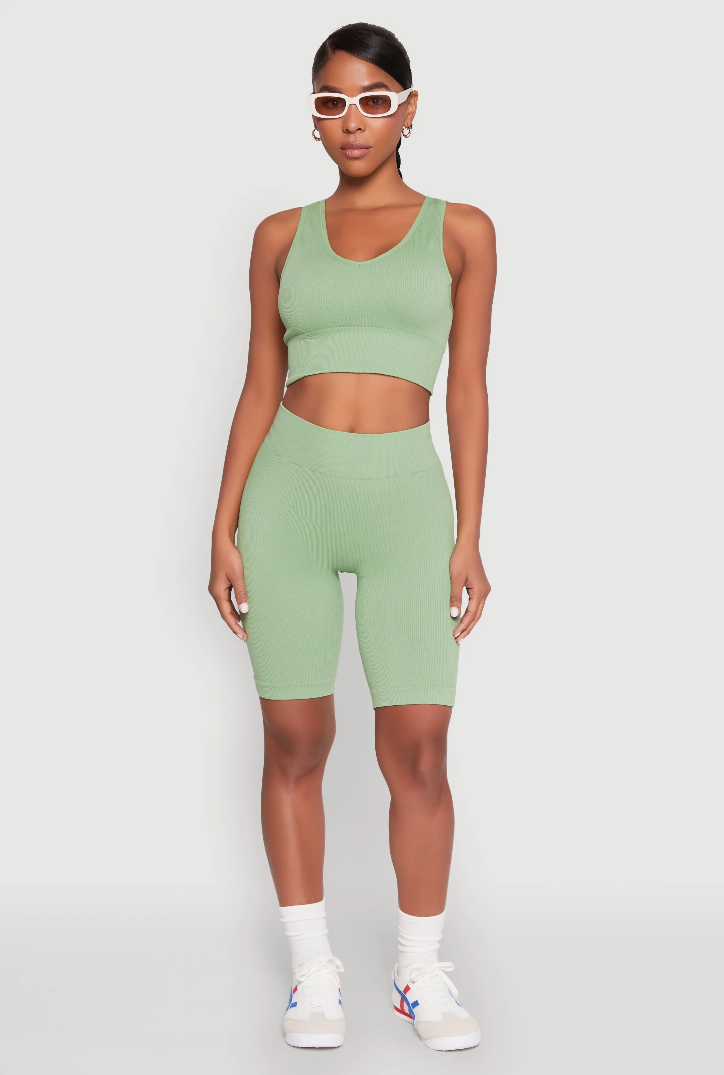Seamless Cropped Tank Top sold by Rainbow product image thumbnail 2