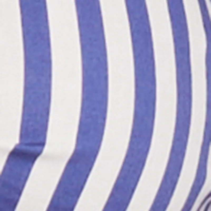 Striped Off the Shoulder Tie Front Crop Top sold by Rainbow product image thumbnail 4