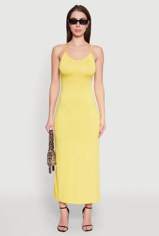 Scoop Neck Cami Maxi Dress sold by Rainbow