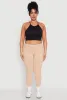 Plus Size Side Pocket High Waisted Leggings sold by Rainbow