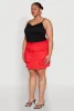 Plus Size Multi Cargo Pocket Mini Skirt sold by Rainbow