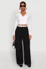 Iris Zip Front Cropped Shirt sold by Rainbow