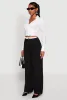 Iris Zip Front Cropped Shirt sold by Rainbow