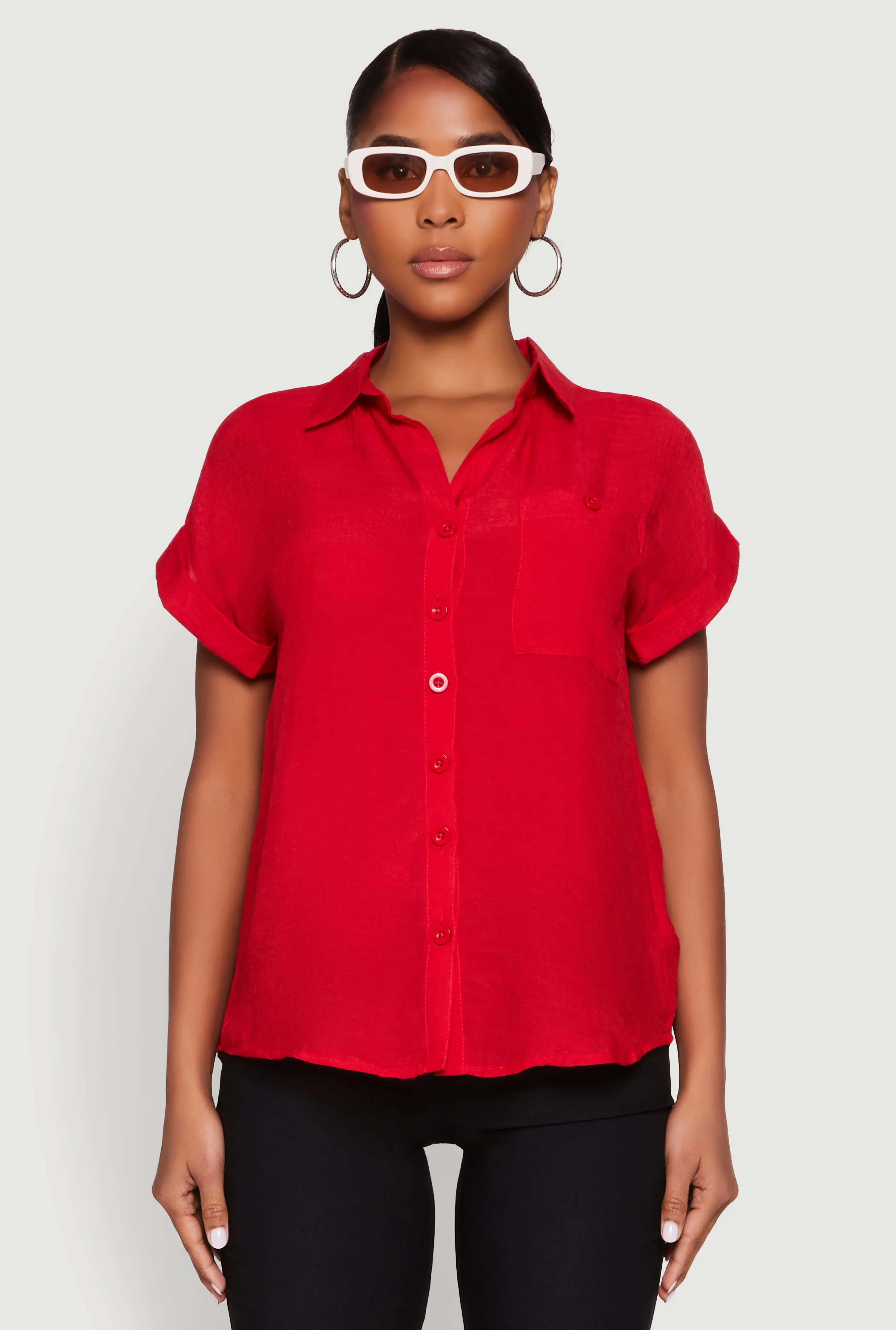 Fixed Cuff Button Front Shirt sold by Rainbow product image thumbnail 2