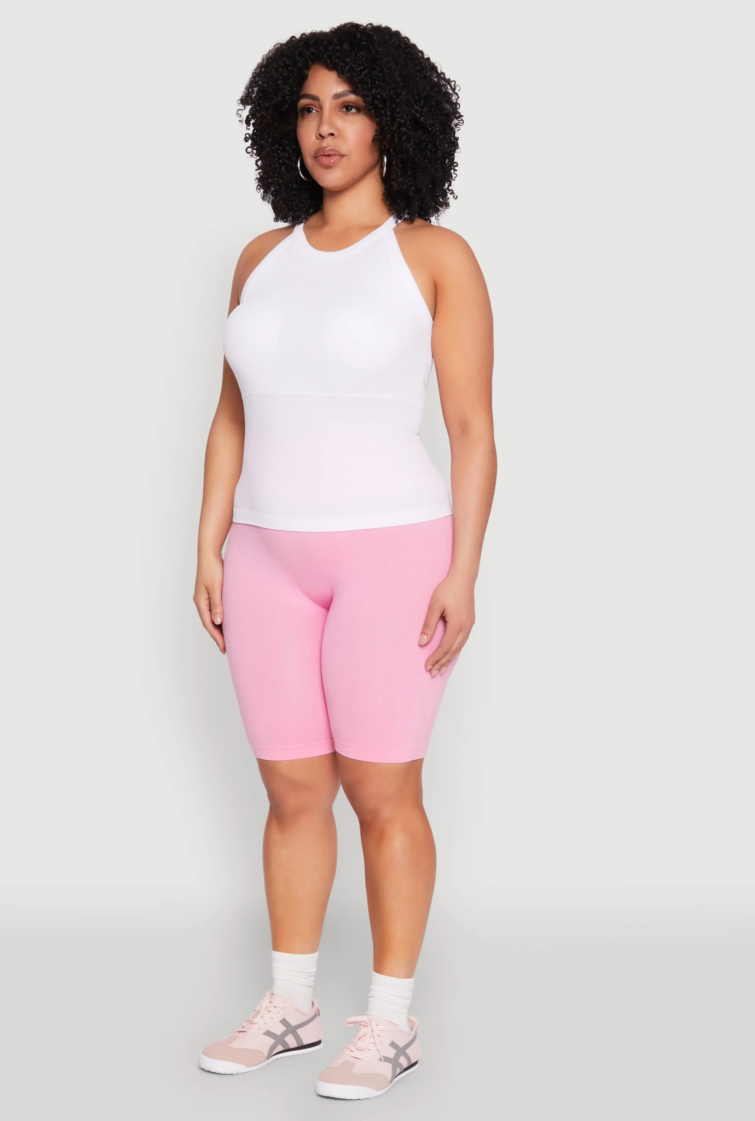 Plus Size Seamless High Neck Tank Top sold by Rainbow product image thumbnail 5