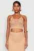Crochet Cropped Cami sold by Rainbow