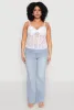 Plus Size Lace Sweetheart Cami sold by Rainbow