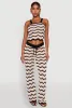 Wavy Striped Crochet Pants sold by Rainbow