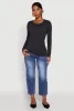 Basic Long Sleeve Crew Neck T Shirt sold by Rainbow