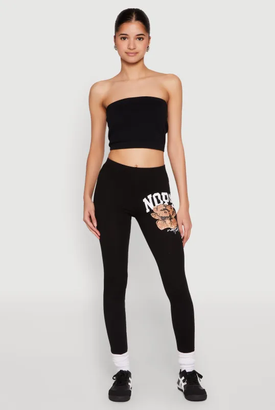 Nope Not Today Bear Leggings sold by Rainbow
