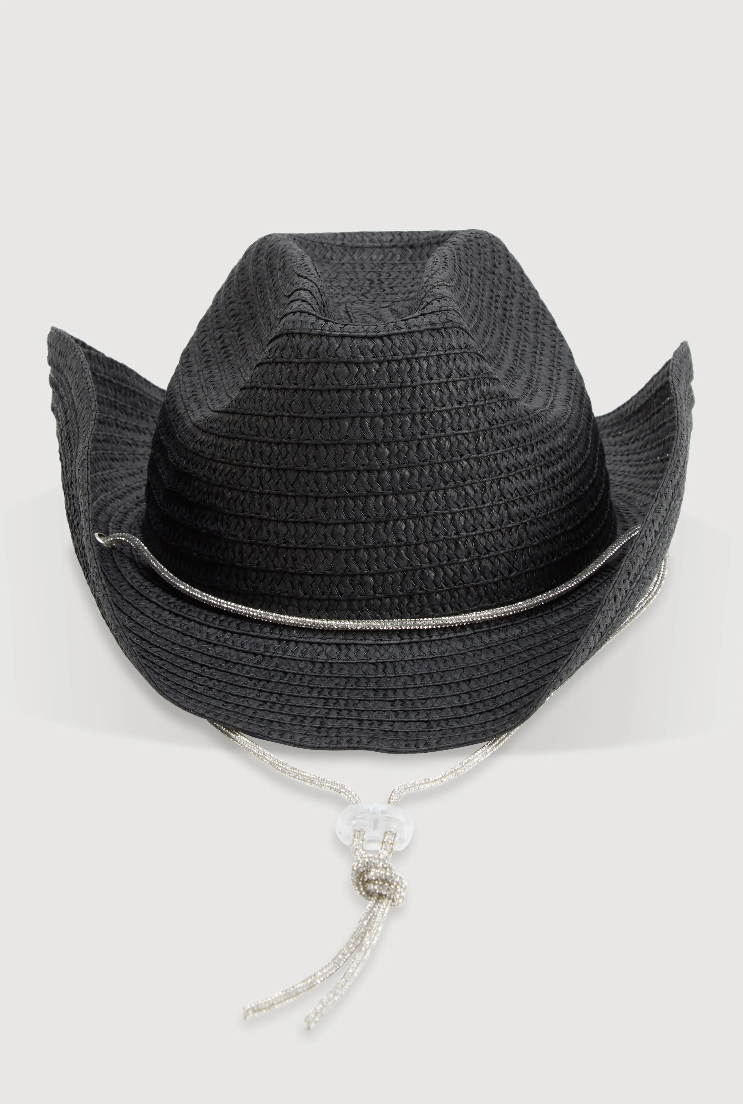 Rhinestone Toggle Drawstring Cowboy Hat sold by Rainbow product image thumbnail 3