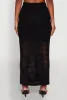 Lined Crochet Maxi Skirt sold by Rainbow