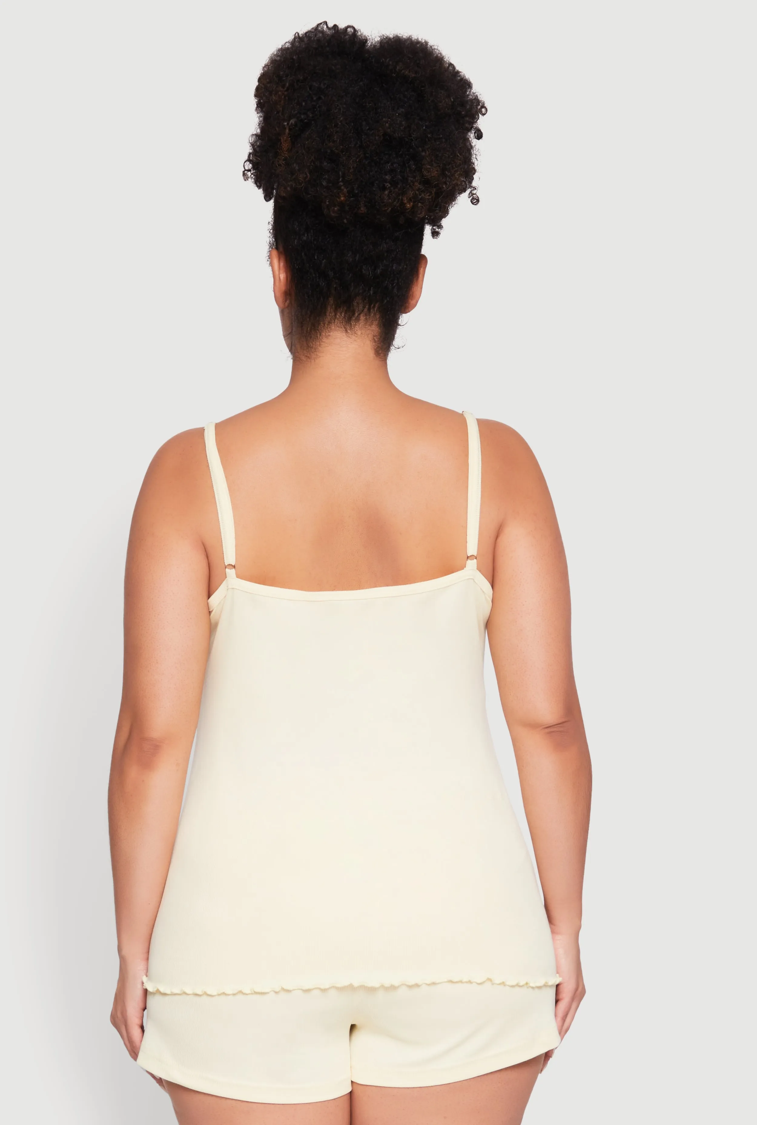 Plus Size Pajama Cami and Good Morning Shorts 3 Pack sold by Rainbow product image thumbnail 5