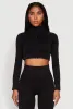 Seamless Mock Neck Zip Front Track Jacket sold by Rainbow