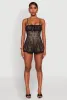 Iris Lace Square Neck Romper sold by Rainbow