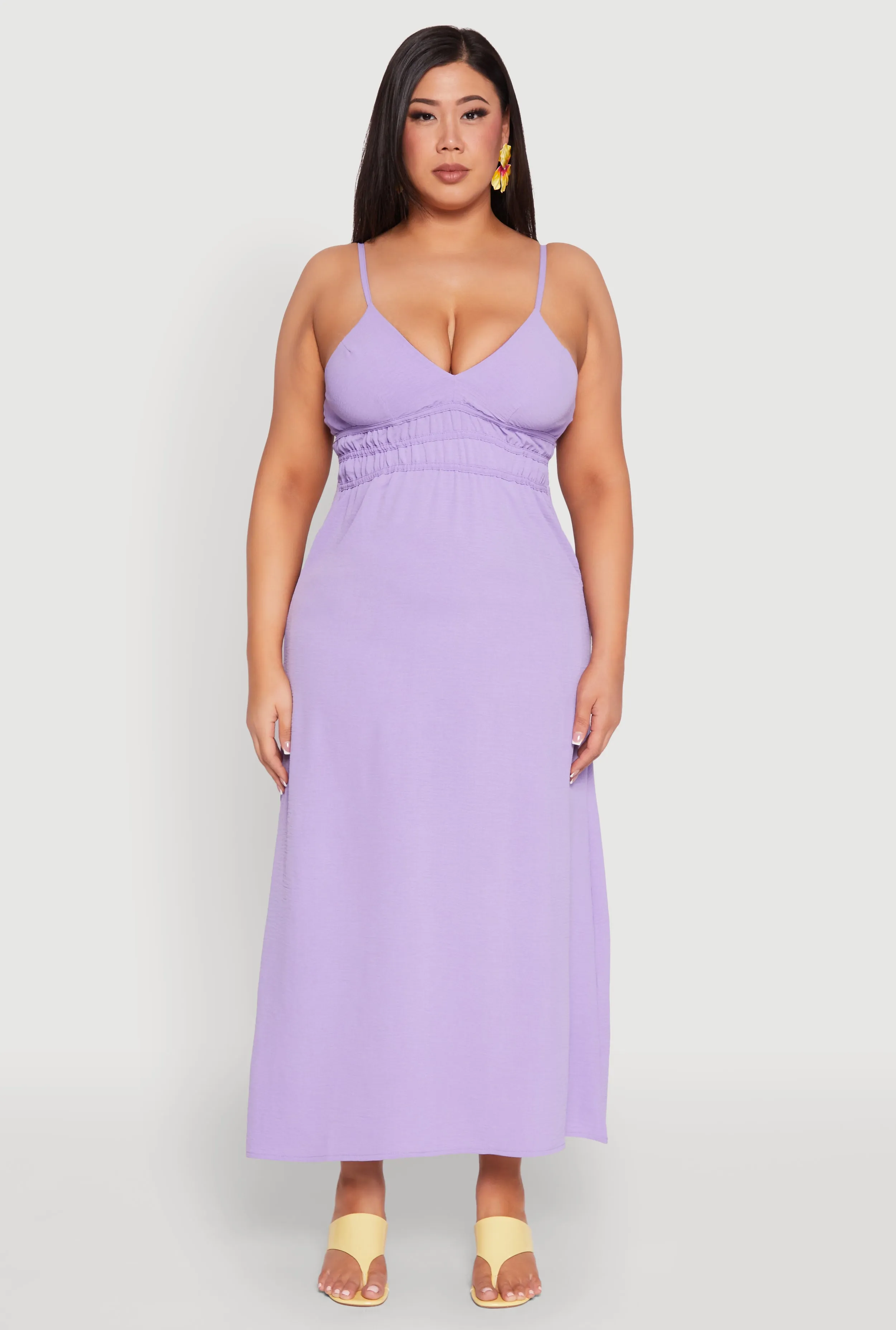 Plus Size Airy Maxi Empire Waist Dress sold by Rainbow product image thumbnail 2