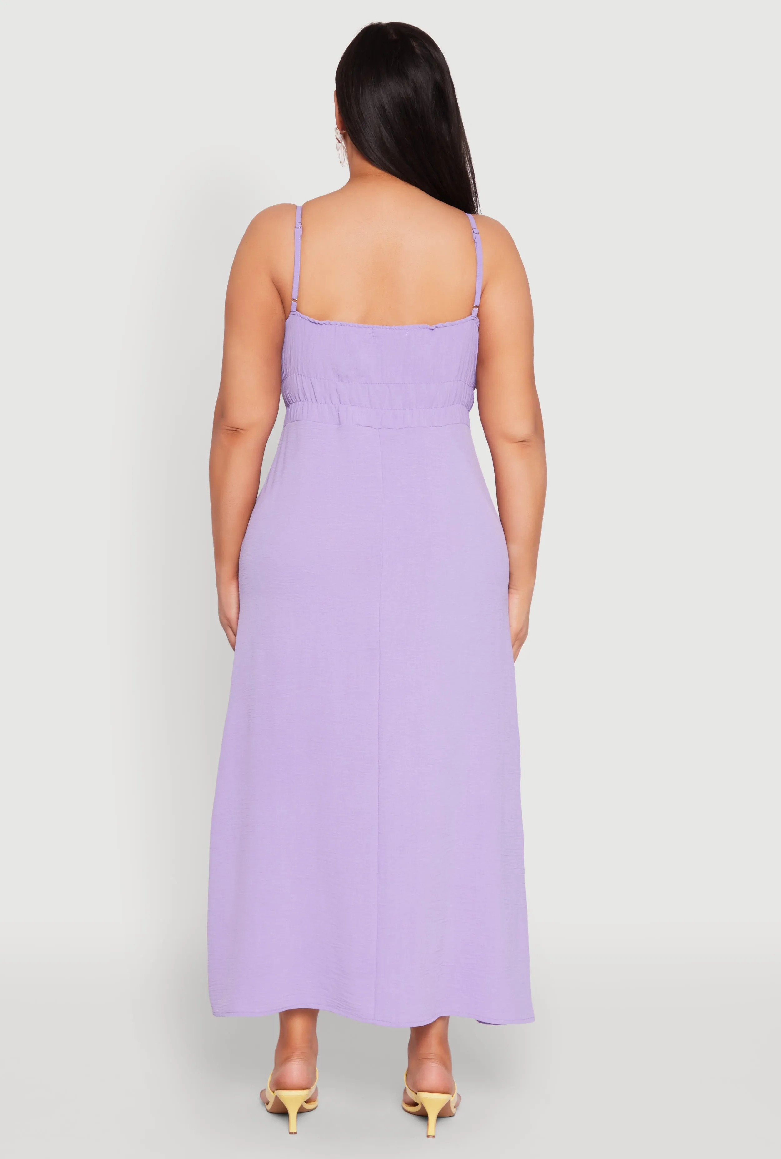 Plus Size Airy Maxi Empire Waist Dress sold by Rainbow product image thumbnail 5