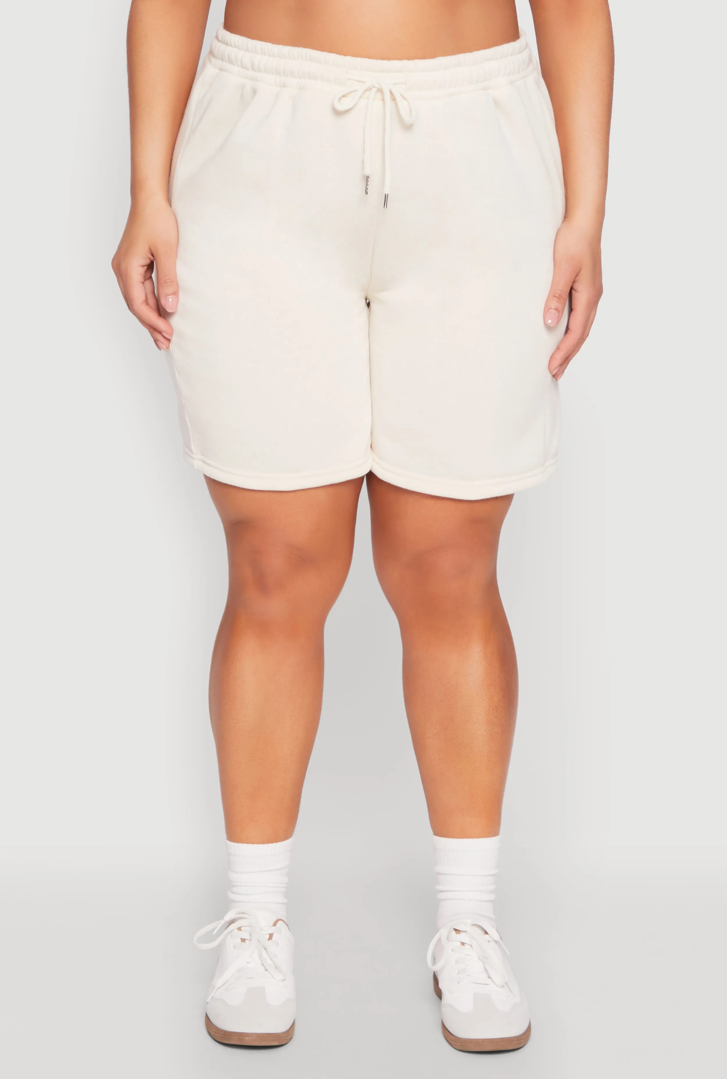 Plus Size Fleece Lined Sweatshorts sold by Rainbow product image thumbnail 5