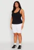 Plus Size Ribbed Knit Seamless Tank Top sold by Rainbow