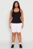 Plus Size Ribbed Knit Seamless Tank Top sold by Rainbow
