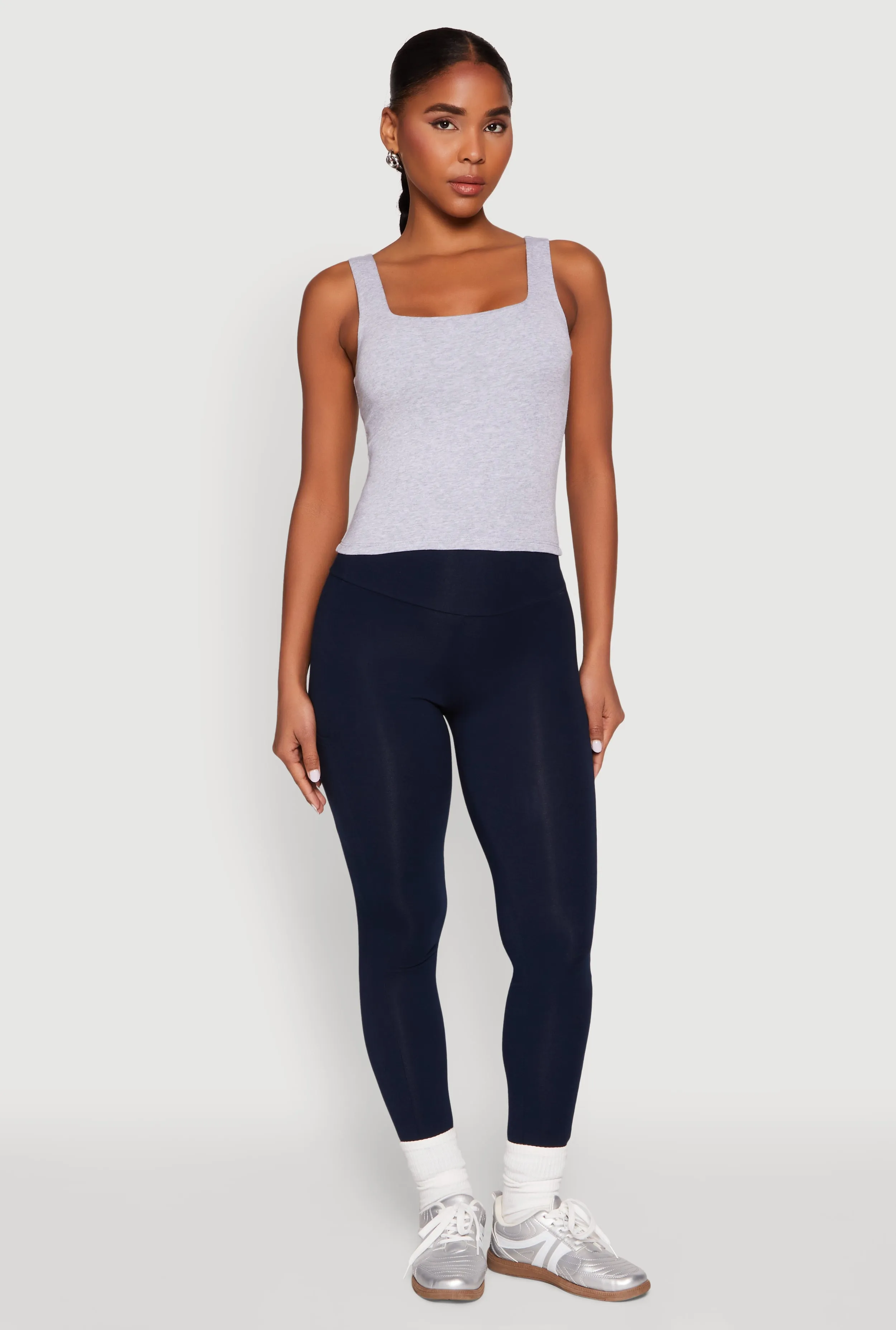 Double Layer Square Neck Tank Top sold by Rainbow product image thumbnail 3